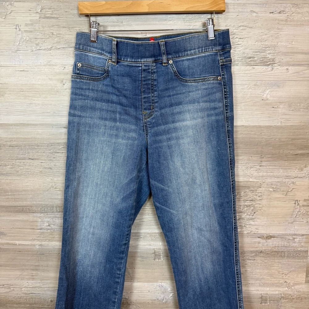 Spanx Jean-ish Ankle Leggings Twilight Rinse Blue Denim Large - Picture 4 of 7